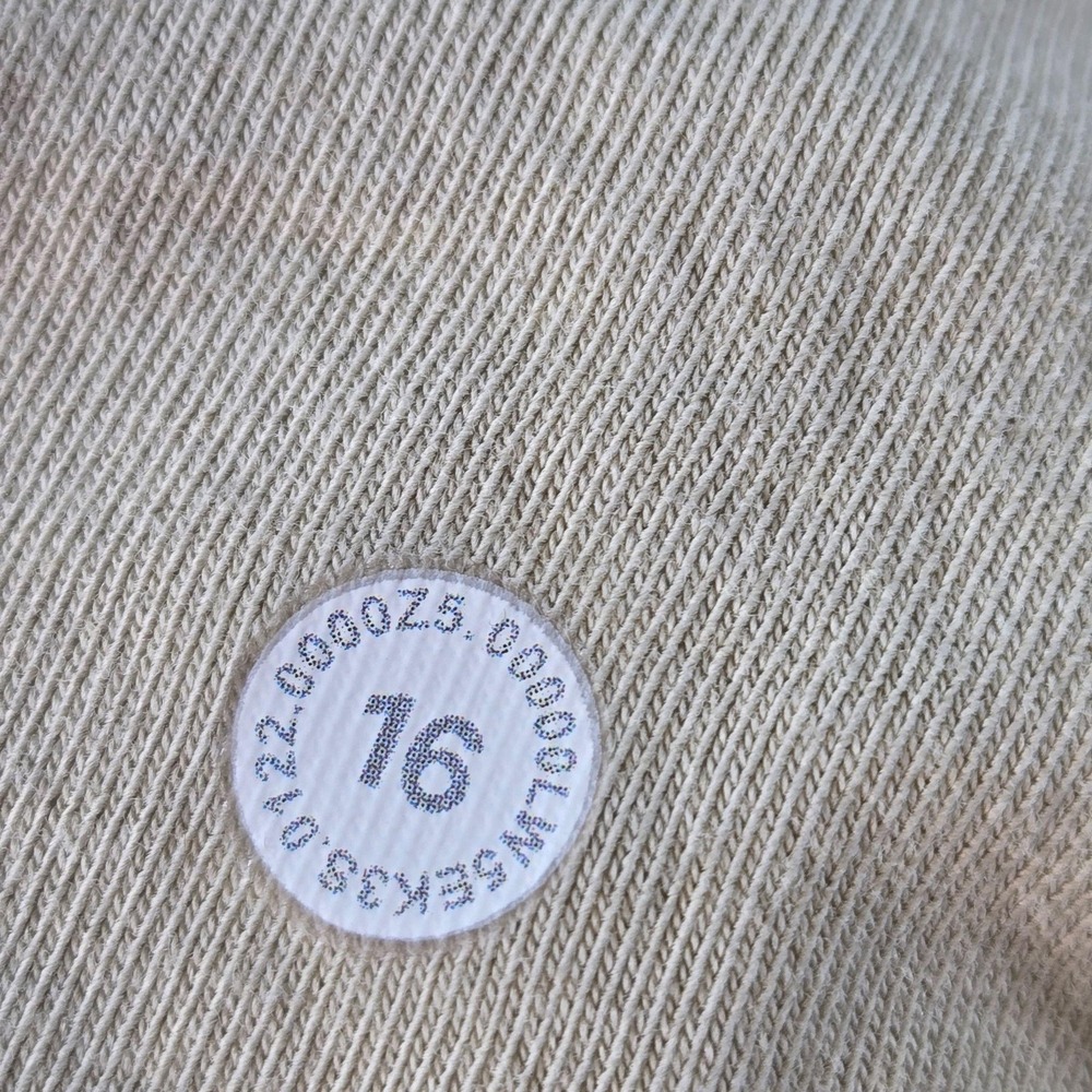 Lululemon Sweatpants Womens 16 White Relaxed Drawstring Pockets Fleece Yoga - Picture 16 of 16